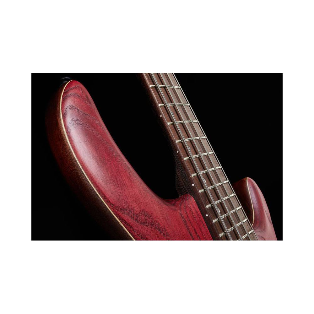 Cort B4 Element Open Pore Burgundy Red elektrische basgitaar