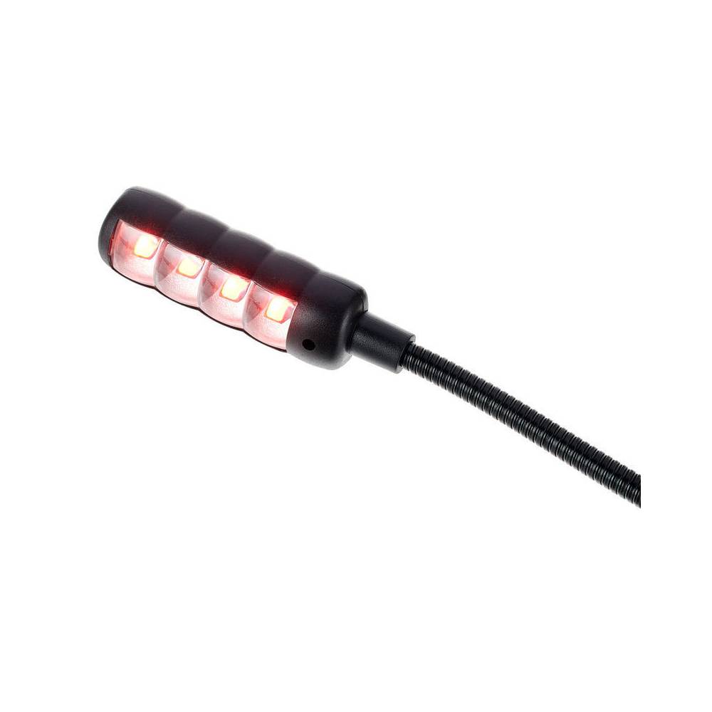 Adam Hall SLED 1 ULTRA USB C zwanenhals-lamp met USB-connector en 4 COB LED's