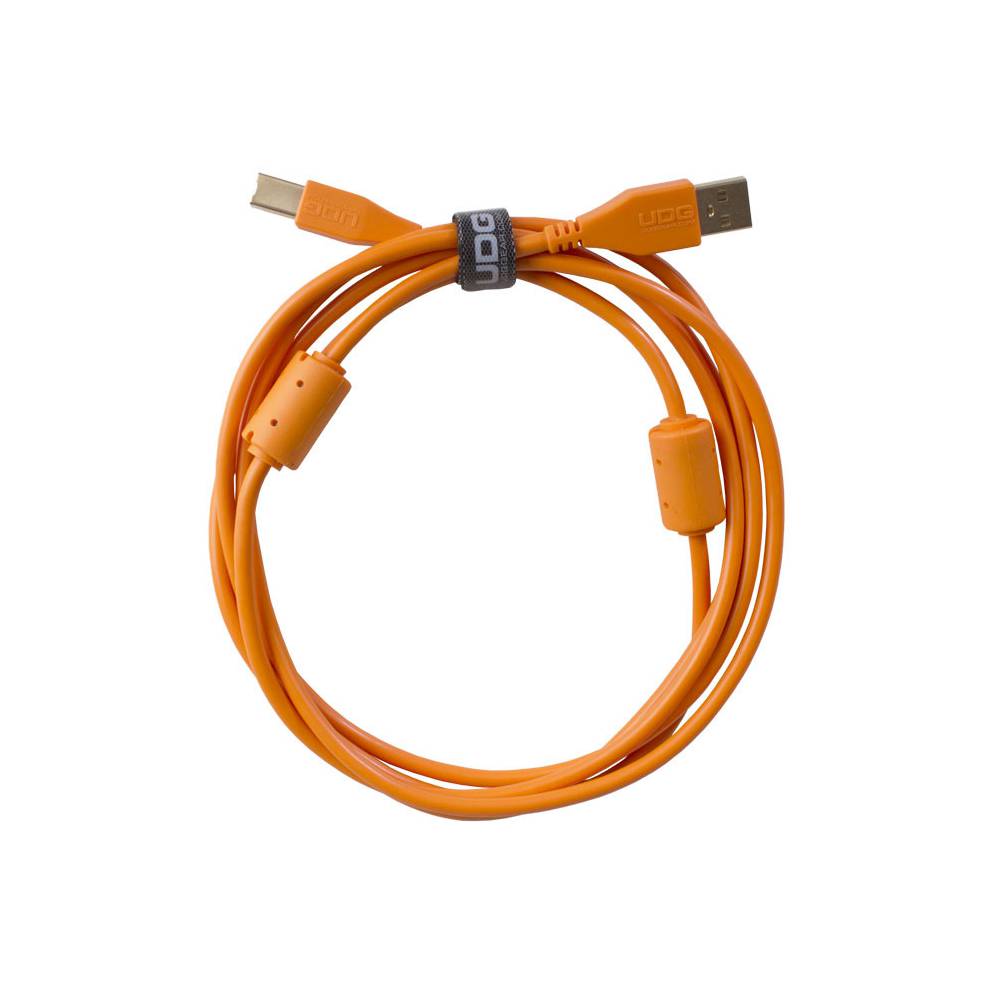Audio Cable USB 2.0 A-B Orange Straight 1m