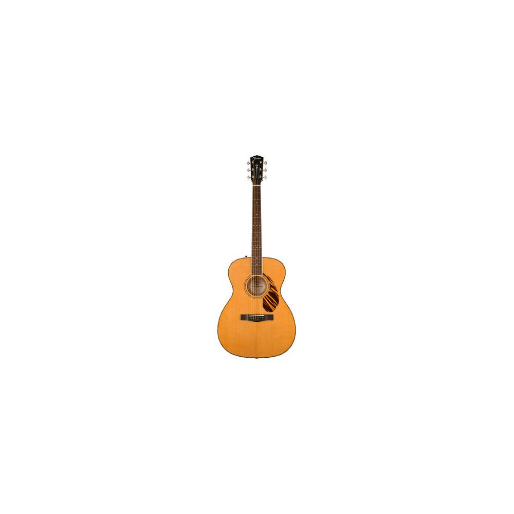 Fender PO-220E Orchestra Natural elektrisch-akoestische westerngitaar met koffer