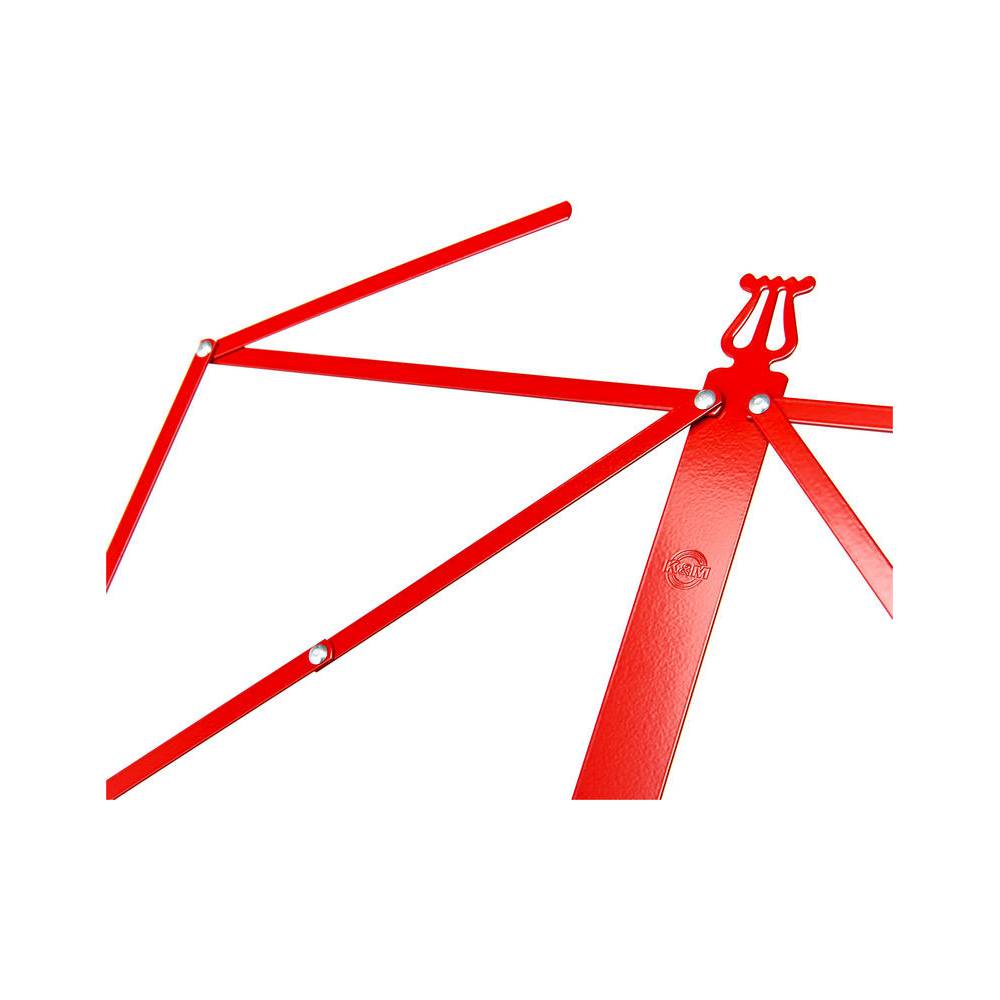 Konig & Meyer 10010 rood lessenaar met opvouwbaar blad