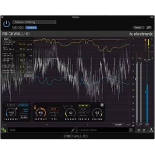 TC Electronic BRICKWALL HD-DT limiter (plug-in met controller)
