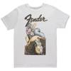 Fender Alice in Wonderland Men's Crew White T-shirt M
