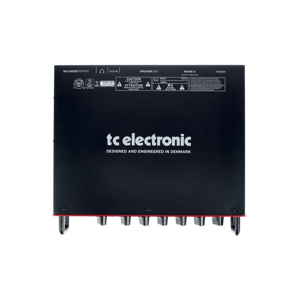 TC Electronic Thrust BQ250 basgitaarversterker top
