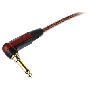 Cordial CSI3RP-METAL-SILENT ENCORE 6.3 TS jack haaks silent - 6.3 TS jack recht kabel 3m