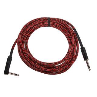 Cordial EI5PR-TWEED-RD Elements jack kabel 6.3 TS haaks - recht 5m tweed rood