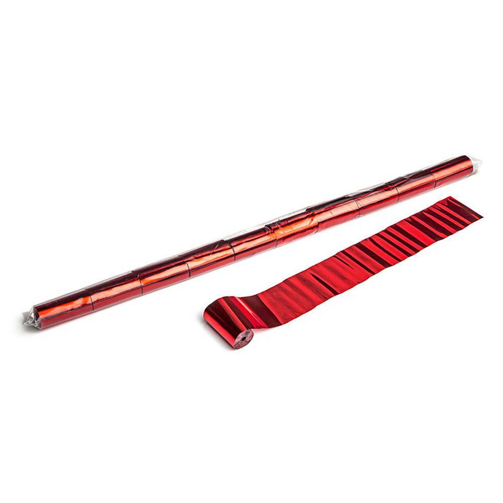 Magic FX Metallic Streamers 10m x 5cm rood