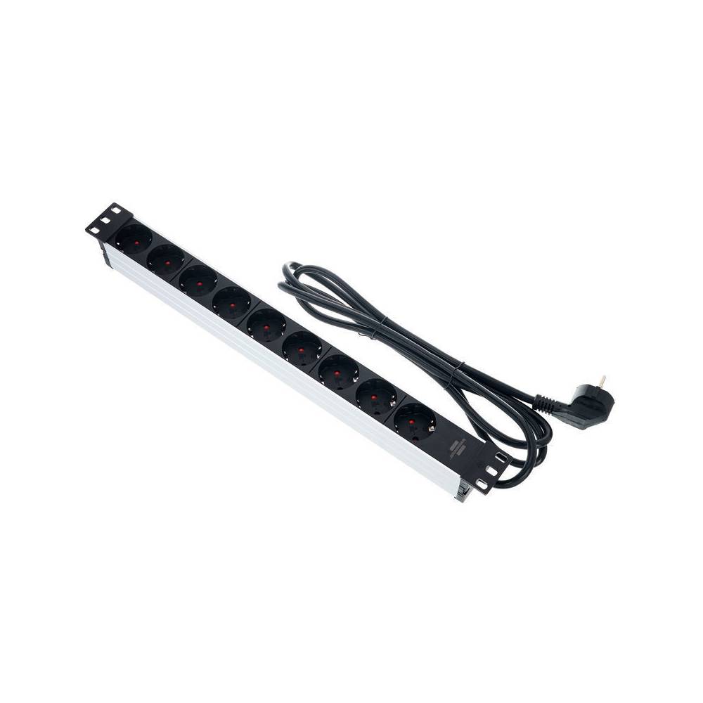 Brennenstuhl Alu Line 19 inch stekkerdoos 9-voudig