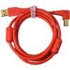 Dj TechTools Chroma Cable angled USB 1.5 m rood