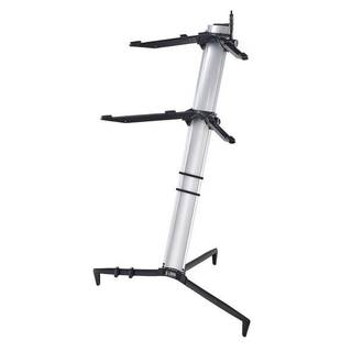 Stay Music Tower Model 1300/02 Silver keyboard stand