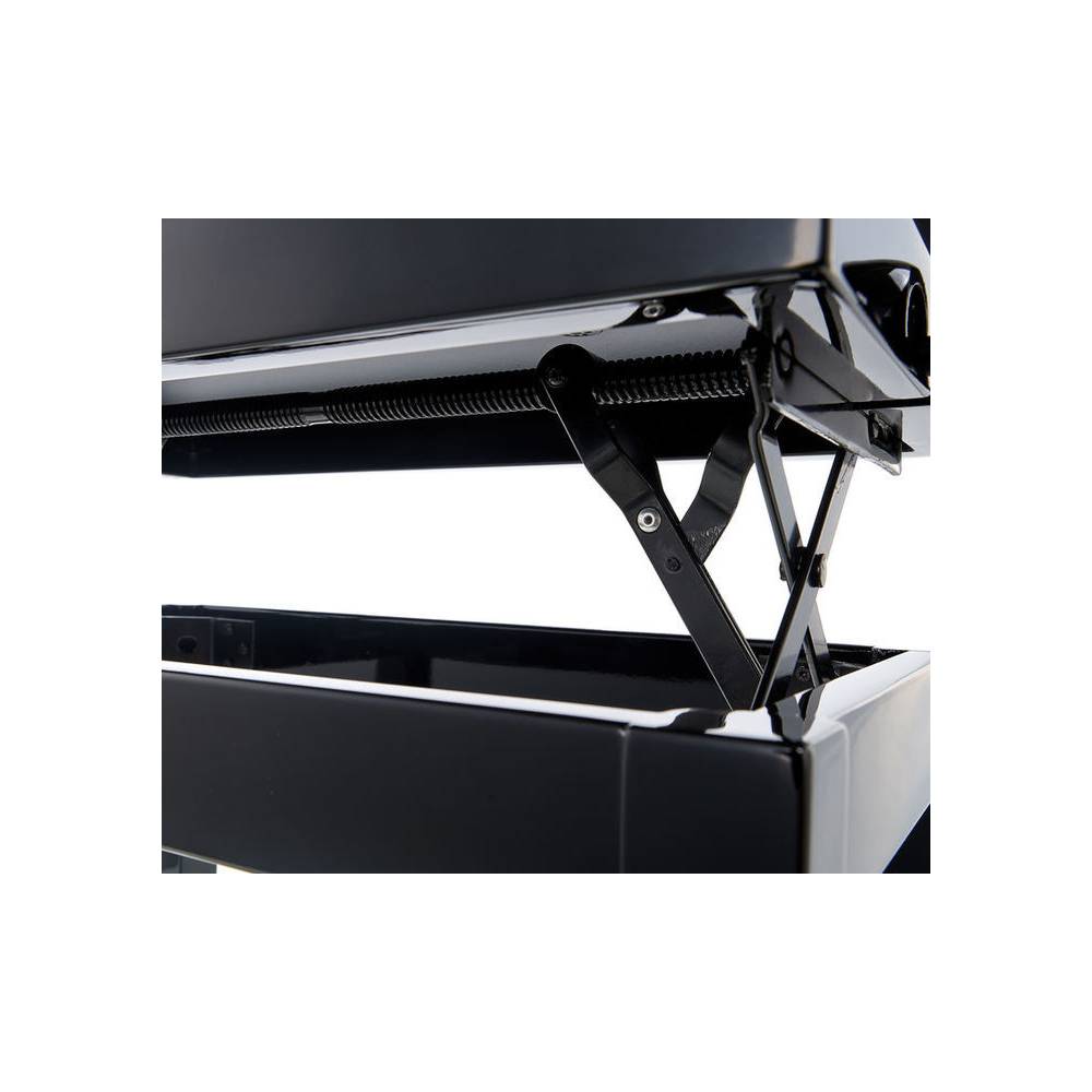 Konig & Meyer 13971 pianobank hoogglans zwart met kunstlederen zitting