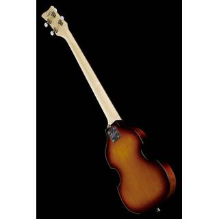 Hofner Shorty Violin Bass CT Vintage Sunburst elektrische basgitaar met gigbag