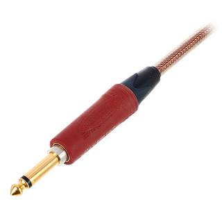 Cordial CSI6PP-METAL-SILENT ENCORE 6.3 TS jack recht silent - 6.3 TS jack recht kabel 6m