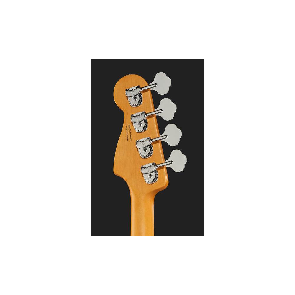 Fender American Ultra Precision Bass Arctic Pearl MN met koffer