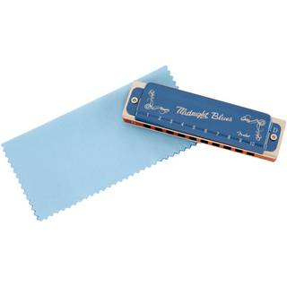 Fender Midnight Blues Harmonica D mondharmonica met opbergdoosje