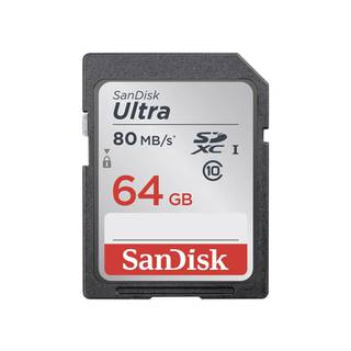 SanDisk Ultra 64GB SDXC UHS-I 80MB/s geheugenkaart