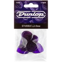 Dunlop Stubby Jazz 3.0mm 6-pack plectrumset