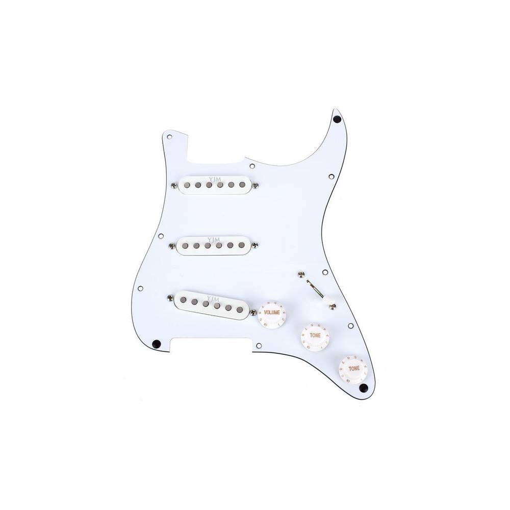 Seymour Duncan YJM Prewired Pickguard Set Off-White