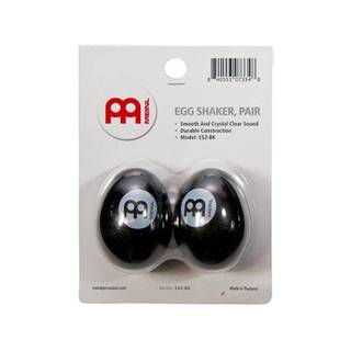 Meinl ES2-BK egg shaker zwart (2 stuks)
