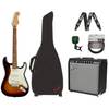Fender Player Stratocaster Sunburst PF + versterker + accessoires