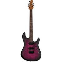 Sterling by Music Man Jason Richardson Cutlass 6 Cosmic Purple Burst Satin elektrische gitaar met deluxe gigbag