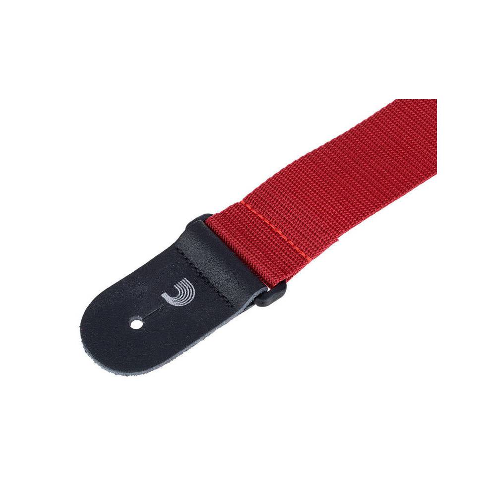 D'Addario PWS101 polypropyleen gitaarband rood