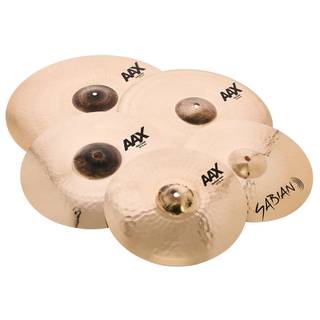 Sabian AAX Promotional Set Brilliant vierdelige bekkenset