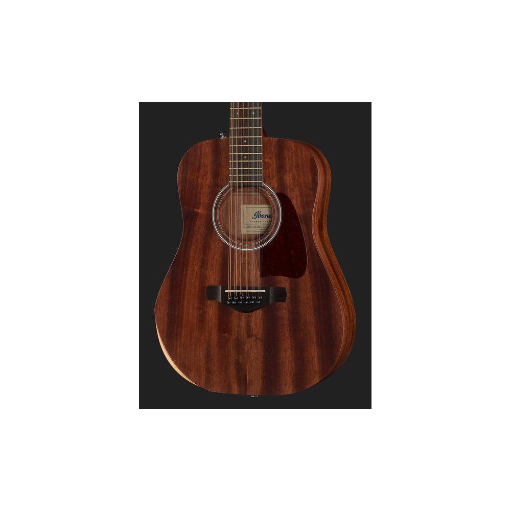 Ibanez AW5412JR Artwood Open Pore Natural 12-snarige gitaar