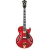 Ibanez GB10SEFM Sapphire Red George Benson signature semi-akoestische gitaar met koffer