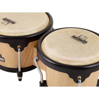 Nino Percussion NINO3NT-BK houten bongoset zwarte hardware