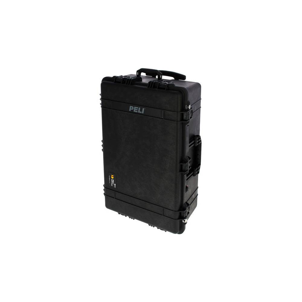 Peli 1650 zwarte trolley met schuim 722x442x270 mm
