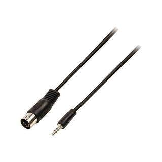 Valueline 3,5mm male naar DIN MIDI 2 meter