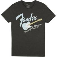 Fender Original Telecaster Men's Tee Gray/Sonic Blue T-shirt XXL