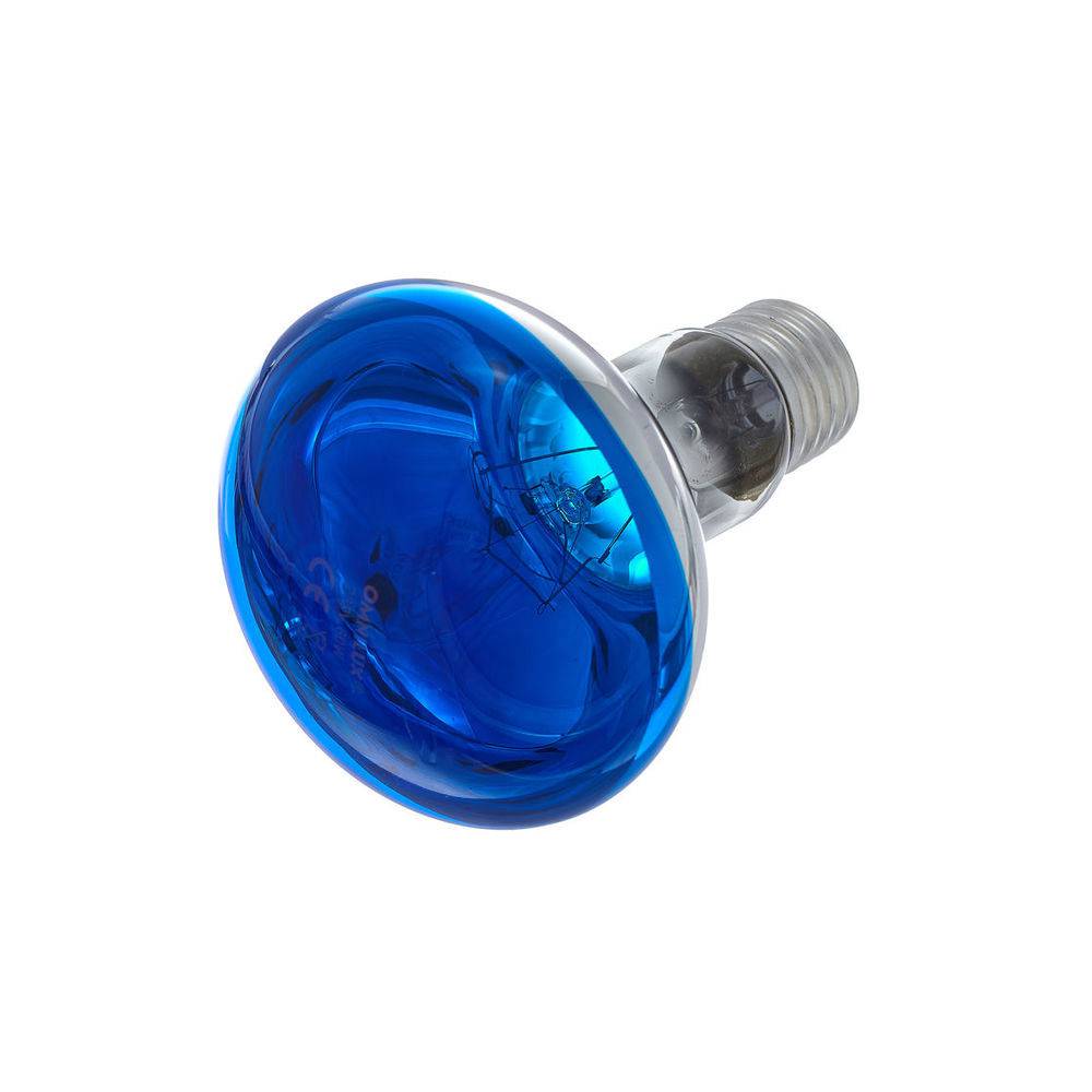 Omnilux R80 230V 60W E-27 reflectorlamp blauw