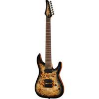 Schecter C-7 Pro Charcoal Burst 7-snarige elektrische gitaar