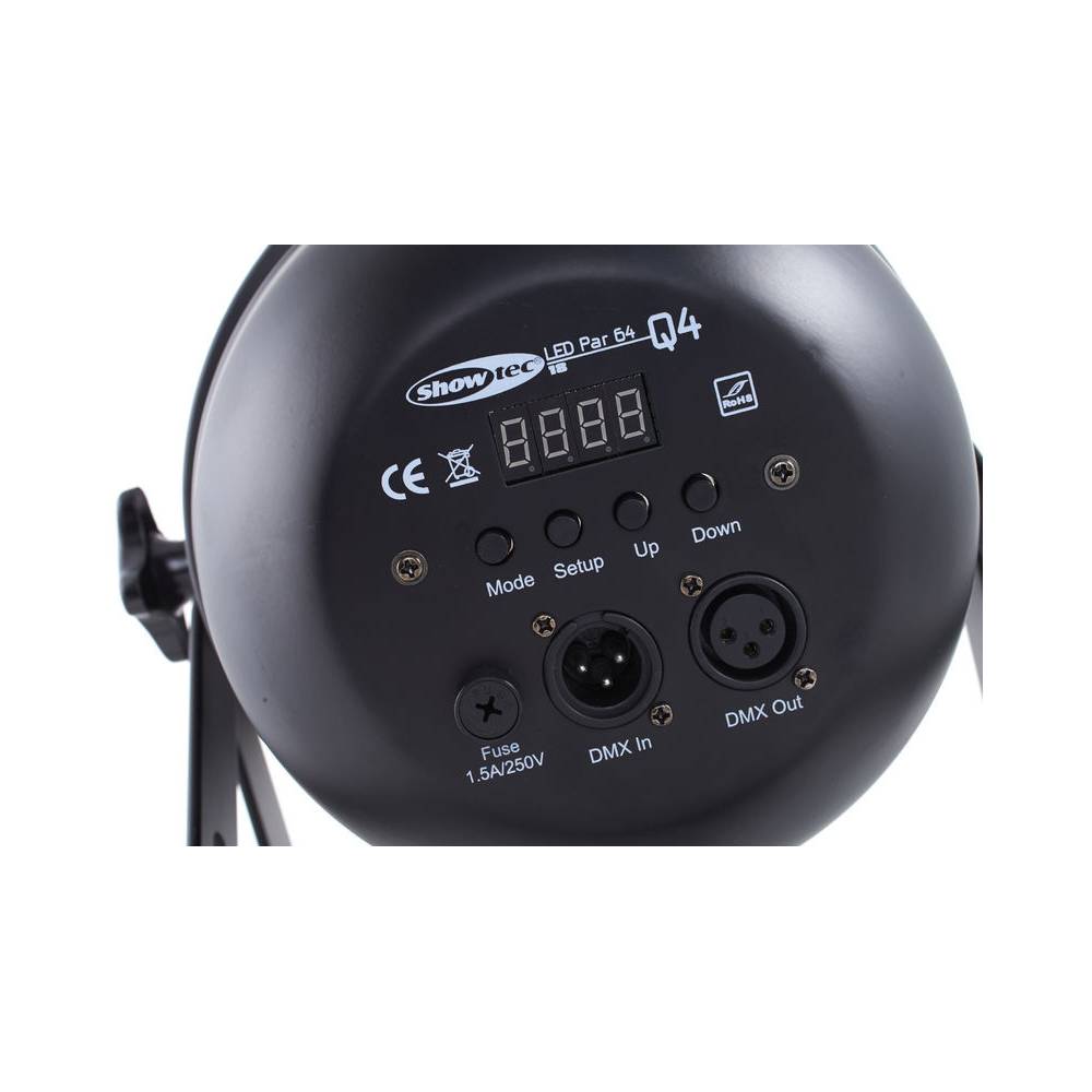 Showtec LED-par 64 Short Q4-18 zwart