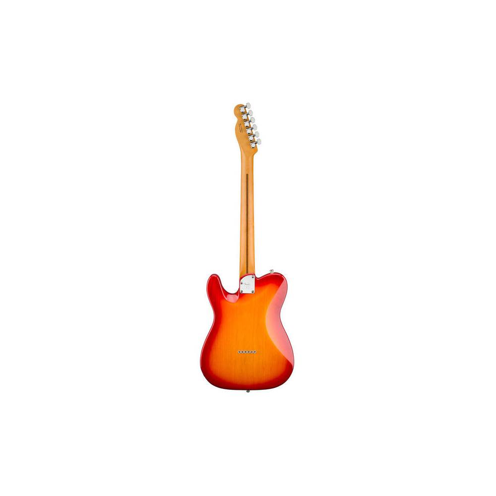 Fender American Ultra Telecaster Plasma Red Burst MN met koffer