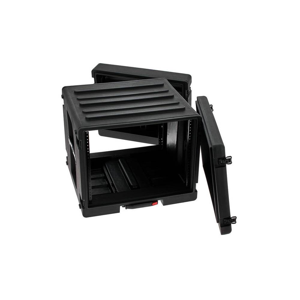 SKB 1SKB-R8UW 8U Rolling Roto Rack 19 inch flightcase trolley 8U