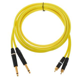 Cordial CEON DJ Plug RCA 3 Y 6.3 mm TS jack - RCA kabelset