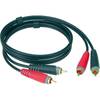 Klotz AT-CC0100 2x cinch recht 2p - 2x cinch recht 2p 1 meter