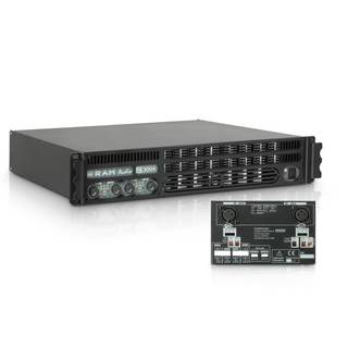 RAM Audio S3004 X OVER Professionele versterker
