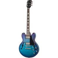 Gibson Modern Collection ES-339 Figured Blueberry Burst semi-akoestische gitaar met koffer