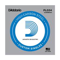 D'Addario PL024 losse snaar voor elektr. en akoestische gitaar