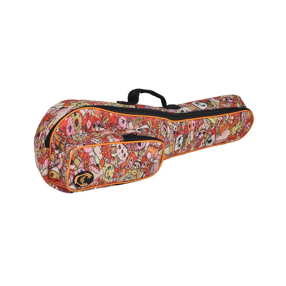Ortega Keiki KUB-VP-CC Voodoo Puppet gigbag voor concert ukelele