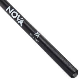 Nova by Vic Firth N7AB 7A drumstokken met houten tip, zwart