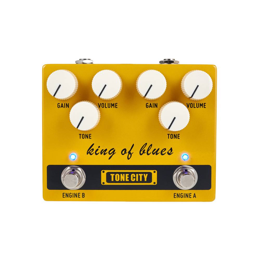 Tone City King Of Blues V2 dual overdrive effectpedaal