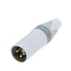 Neutrik NC3MXX-WT XLR kabeldeel 3p. male wit