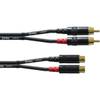 Cordial CFU3CE Intro verlengkabel 2x RCA male - 2x RCA female 3m