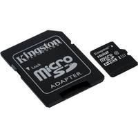 Kingston SDCS/16GB microSDHC Canvas Select 80R CL10 + SD Adapter