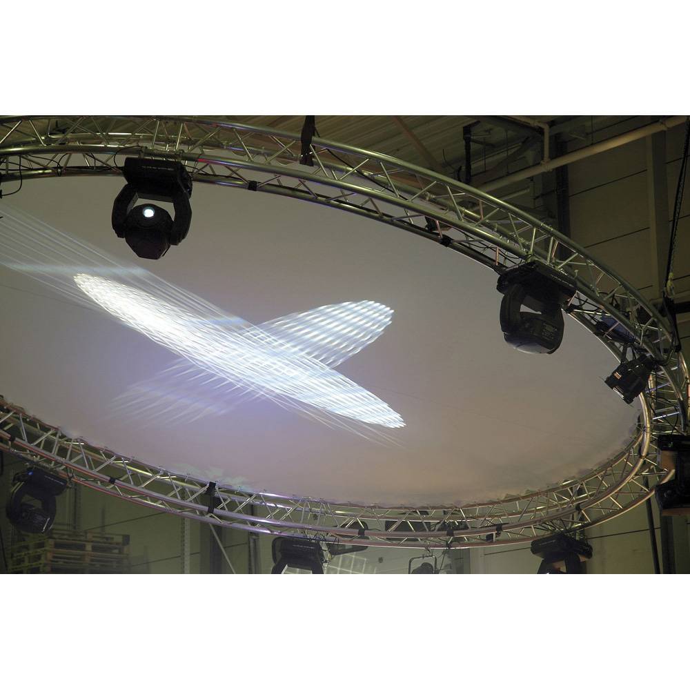 Showtec Cirkeldoek wit 3m